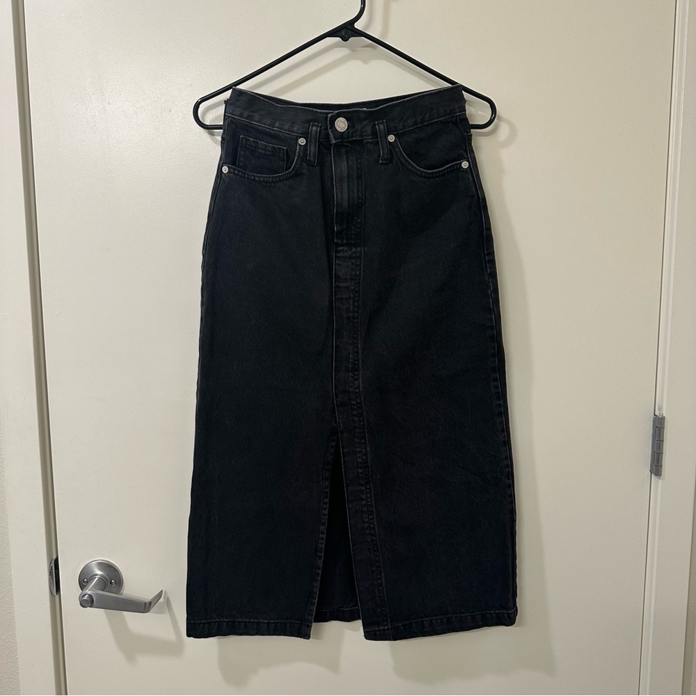 Mango - Denim Midi Skirt